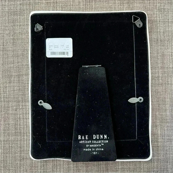 NEW Rae Dunn MERRY CATMAS - Cute Ceramic 5 x 7 Photo/Picture Frame - Picture 3 of 5